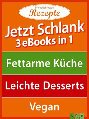 cover image of Jetzt schlank--3 eBooks in 1